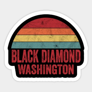 Vintage Black Diamond Washington Sticker